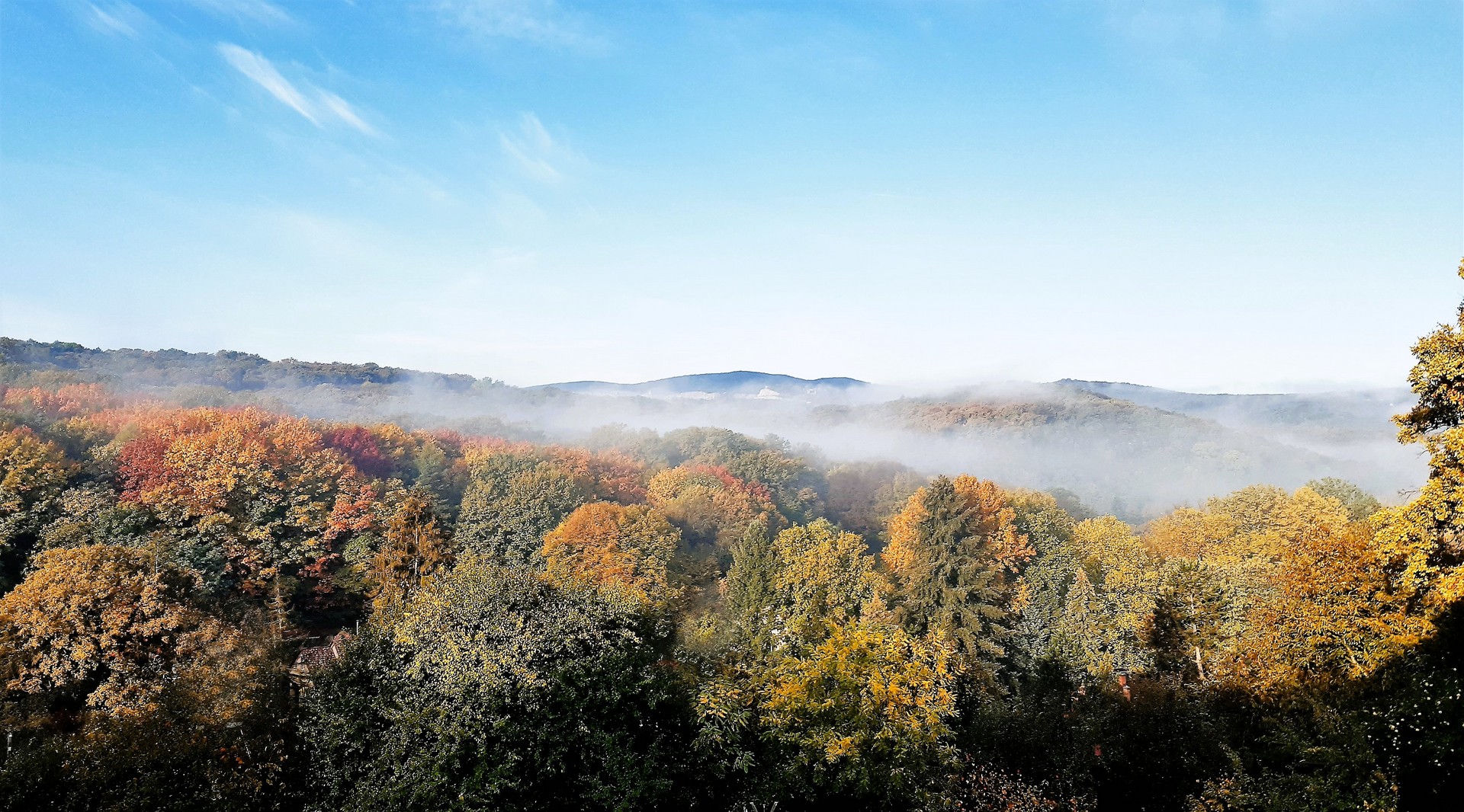 Ősszel is gyönyörű a táj a Mókus Apartmannál