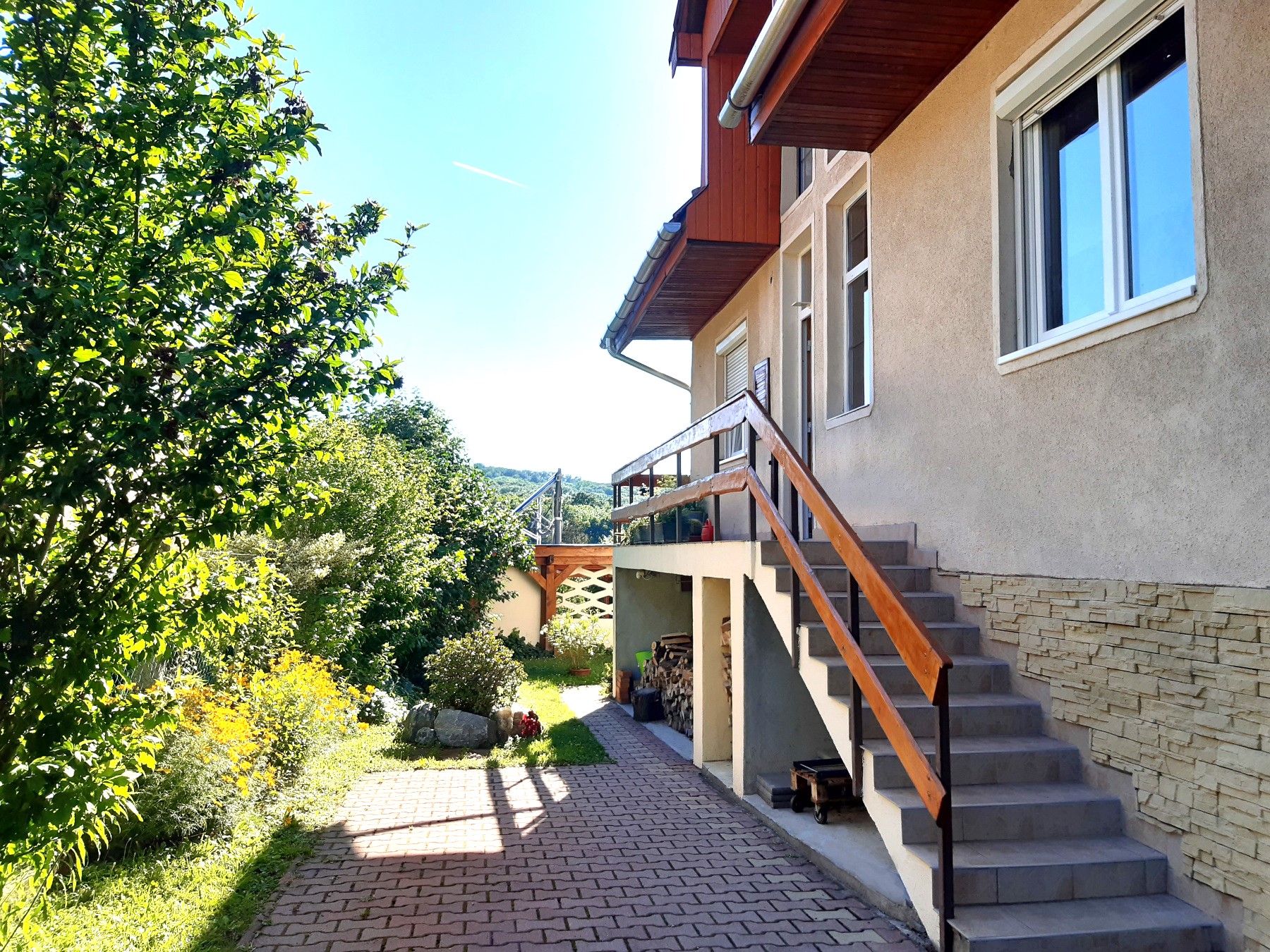 A vendégház külső épülete