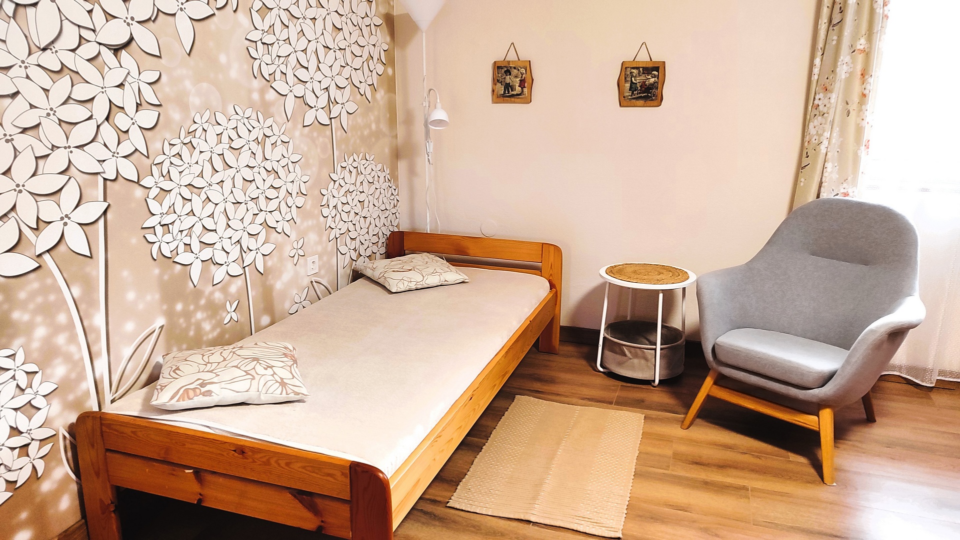 Az apartman hálószobája